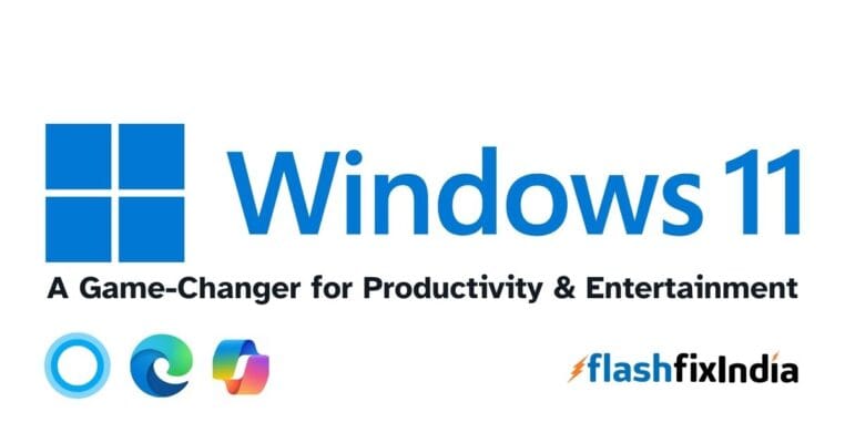 windows 11 featuring Cortana, edge and Co-pilot.
