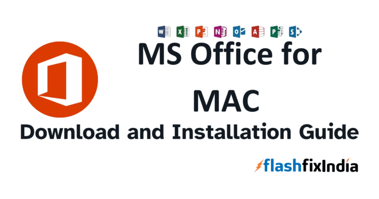 Download and Installation Guide for MS Office for MAC