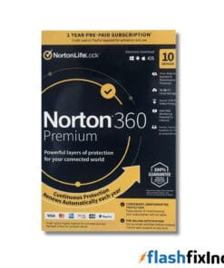 Norton 360 Premium | Activation License Key | Up to 10 Devices for Up to 3 Years