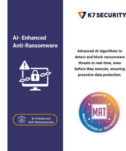 K7 Antivirus Premium AI- Enhanced Anti-Ransomware